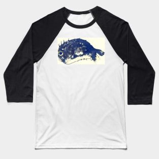 Blue Fish Baseball T-Shirt